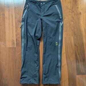 Mountain Hardwear Women’s Waterproof Seam-Sealed Ski / Alpine Pants – Black – L
